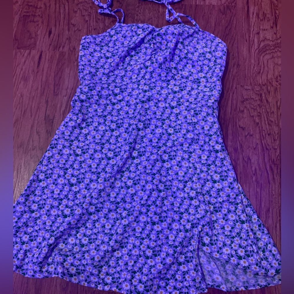 Blue sun dress